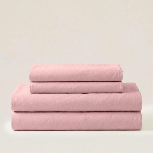 Rackhams Percale Essentials Bedding Set - Pink - King - Standart - image 1