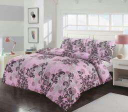 Rackhams Amelia Duvet Cover Set - Lilac - Double - thumbnail 1