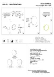 Rackhams 6 Watt Square White Bathroom Wall Mount Light Fixture - thumbnail 4