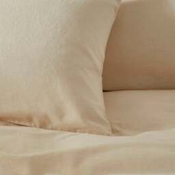 Rackhams Touch of Linen Pillowcase Pair - One Size - Sky Blue - thumbnail 5
