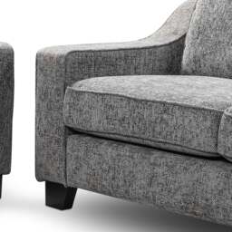 Rackhams Nebraska Slate Grey 3 + 2 Sofa Suite - thumbnail 5