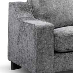 Rackhams Nebraska Slate Grey 3 + 2 Sofa Suite - thumbnail 3