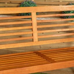 Rackhams Waimea 2 Seater Outdoor Wooden Garden Bench - thumbnail 4