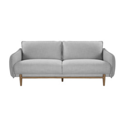 Rackhams Louie 3 Seat Sofa - Grey Linen - Grey Linen - thumbnail 1