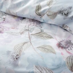 Rackhams RHS x Catherine Lansfield Floral Serenity So Soft Duvet Cover Set Blue - Single - Blue - thumbnail 4