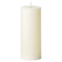 Rackhams Luxe Collection Natural Glow 3.5 x 9 LED Ivory Candle (Batteries Included) - Ivory - One Size - thumbnail 1