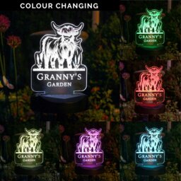 Rackhams Personalised Highland Garden Solar Light - thumbnail 4