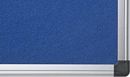 Rackhams 900 x 600mm Aluminium Frame Notice Pin Board - Felt Notice Board Bulletin Frame for Office, School, Bedroom, Memo, and Home - Grey - thumbnail 5