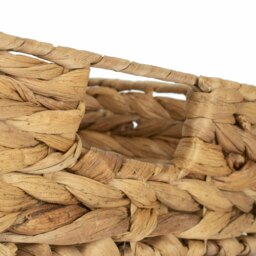 Rackhams Shallow Rectangular Water Hyacinth Storage Basket - Medium - thumbnail 6