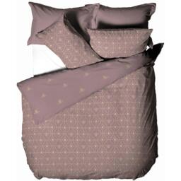 Rackhams Bee Deco Duvet Cover Set - Blush Red - Single - Blush Red - 50% Polyester/50% Cotton