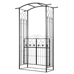 Rackhams Garden Entrance Arch Bench Outdoor Patio Rose Trellis Climbing Plant - thumbnail 2