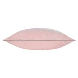 Rackhams Meridian Velvet Cushion Cover - Blush/Grey - 45cm x 45cm - Blush/Grey - 100% Polyester - thumbnail 2
