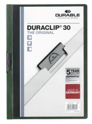 Rackhams DURACLIP 30 Sheet Document Clip File Folder - 25 Pack - A4 Assorted - thumbnail 3
