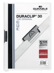 Rackhams DURACLIP 30 Sheet Document Clip File Folder - 25 Pack - A4 Assorted - thumbnail 5