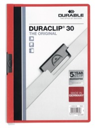 Rackhams DURACLIP 30 Sheet Document Clip File Folder - 25 Pack - A4 Assorted - thumbnail 6
