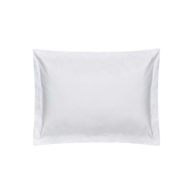 Rackhams 400 Thread Count Egyptian Cotton Oxford Pillowcase - White - L - White - 100% Egyptian Cotton - image 1