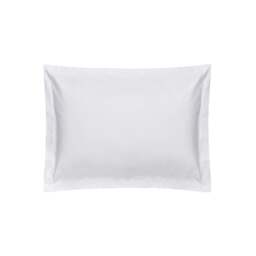Rackhams 400 Thread Count Egyptian Cotton Oxford Pillowcase - White - L - White - 100% Egyptian Cotton
