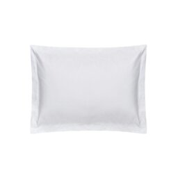 Rackhams 400 Thread Count Egyptian Cotton Oxford Pillowcase - White - L - White - 100% Egyptian Cotton - thumbnail 2