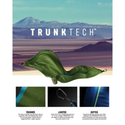 Rackhams TrunkTech™ Single Hammock - Green / Aqua - thumbnail 4