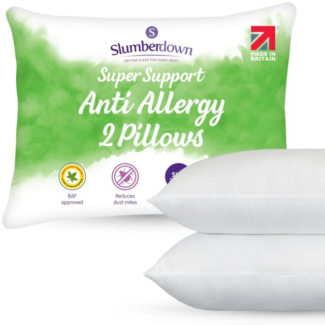 Rackhams Anti Allergy Super Support Firm Support Pillow - Firm - 2 - image 1