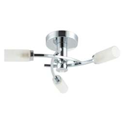 Rackhams Modern Sensor Bathroom Ceiling Light in Chrome with Multi Functions - thumbnail 1