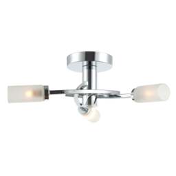 Rackhams Modern Sensor Bathroom Ceiling Light in Chrome with Multi Functions - thumbnail 4