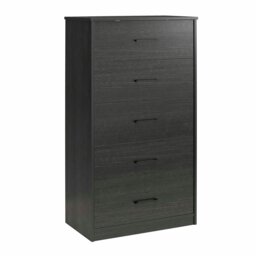 Rackhams BrEZ Build Pearce 5 DRW Dresser Black Oak - Black - thumbnail 1