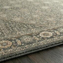 Rackhams Arda-Vintage Green Blue Brown Traditional Boho Fringe Rug - 200 x 290 cm - thumbnail 3