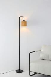 Rackhams Modern Cylindrical Rope Floor Lamp - Multi - One Size - thumbnail 6