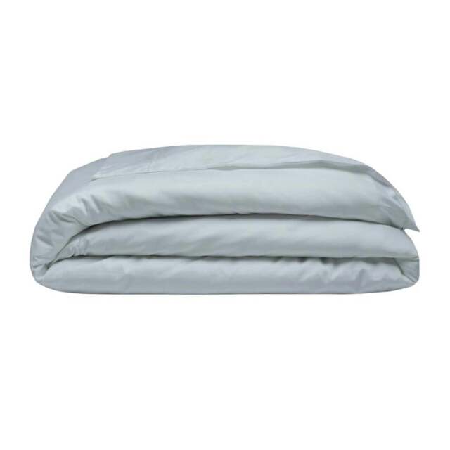 Rackhams 400 Thread Count Egyptian Cotton Oxford Duvet Cover - Duck Egg Blue - Superking - Duck Egg Blue - 100% Egyptian Cotton - image 1