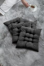 Rackhams 4Pcs Soft Thicken Tatami Seat Cushion - thumbnail 3