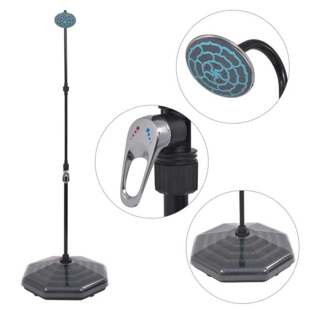 Rackhams Solar Shower 20 L Aluminium HDPE