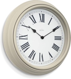 Rackhams Devonshire Traditional Wall Clock - Cream - thumbnail 2