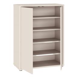 Rackhams Alice Springs Shoe Cabinet with 2 Doors Push-to-Open in Sand - Matt - Standard - Sand - thumbnail 5