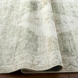 Rackhams Becki Owens Luca-Vintage Blue Brown Green Traditional Vintage Boho Rug - 120 x 170 cm - thumbnail 4