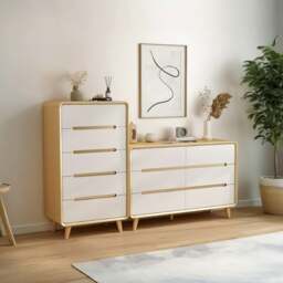 Rackhams Sukh Wood Shoe Storage, Wood - Style B 120cm - thumbnail 2