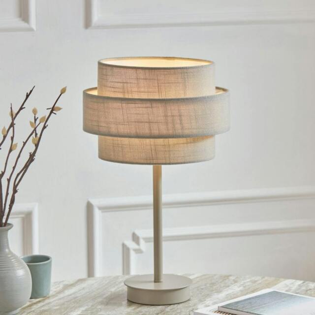 Rackhams Buxton Grey Table Lamp - image 1