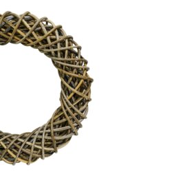 Rackhams Rattan Wreath - Natural - 50cm - thumbnail 4
