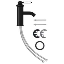 Rackhams Bathroom Basin Faucet Black 130x180 mm - thumbnail 2