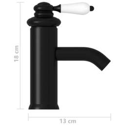 Rackhams Bathroom Basin Faucet Black 130x180 mm - thumbnail 5