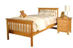 Rackhams Atlantis Wooden Bed Frame - A Classic and Timeless Addition to Your Bedroom Decor - White - Double - thumbnail 5