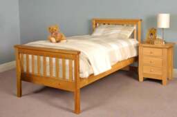 Rackhams Atlantis Wooden Bed Frame - A Classic and Timeless Addition to Your Bedroom Decor - White - Double - thumbnail 2