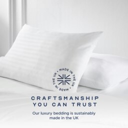 Rackhams Luxurious Hotel Medium Support Pillow - Medium - 4 - thumbnail 5