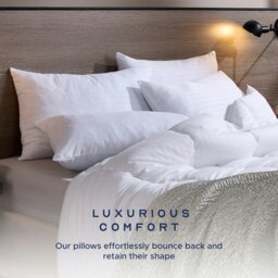 Rackhams Luxurious Hotel Medium Support Pillow - Medium - 4 - thumbnail 4