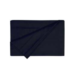 Rackhams 200 Thread Count Egyptian Cotton Flat Sheet - Black - Black - King/Superking - 100% Egyptian Cotton - thumbnail 1