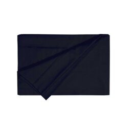 Rackhams 200 Thread Count Egyptian Cotton Flat Sheet - Black - Black - King/Superking - 100% Egyptian Cotton - thumbnail 2