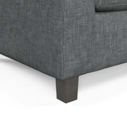 Rackhams York Grey Turin Fabric Single Armchair - thumbnail 3