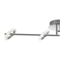 Rackhams Holdon 4 Ring Adjustable Integrated LED Spotlight - Chrome - thumbnail 5