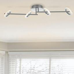 Rackhams Holdon 4 Ring Adjustable Integrated LED Spotlight - Chrome