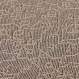 Rackhams Vintage Border Beige Jute Looking Washable Rug - 120X170 cm - thumbnail 2